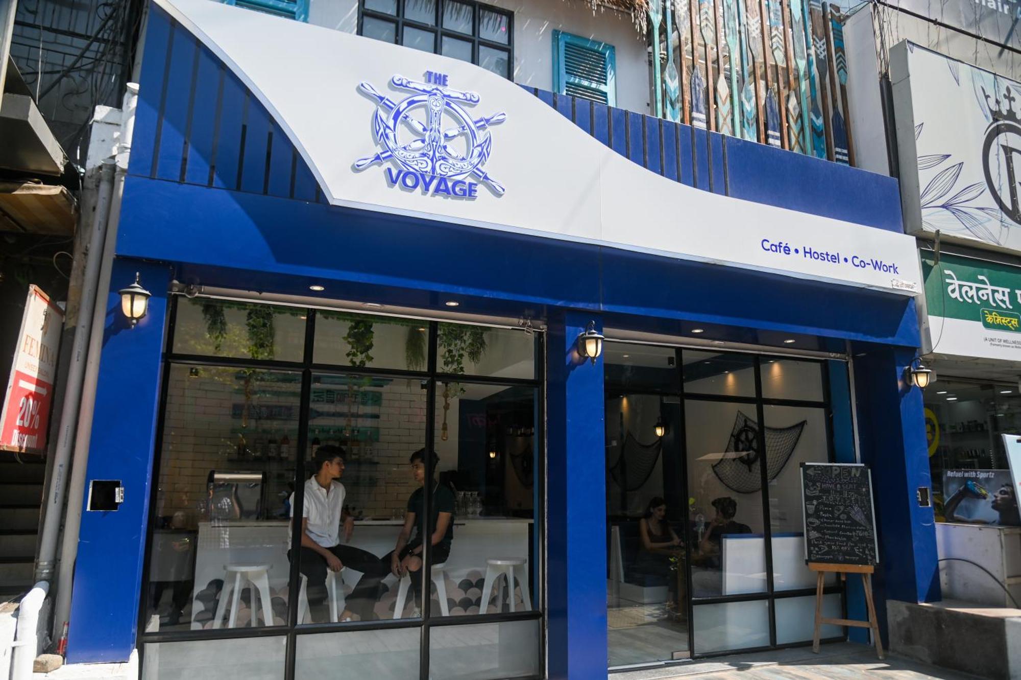 The Voyage - Cafe Hostel Cowork Pune Eksteriør bilde